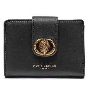 Kurt Geiger Bags Kurt Geiger Chelsea Black Leather Card Wallet